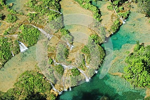 Natural monument park of Semuc Champey at Lanquin