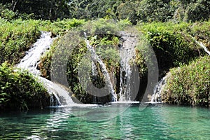 Natural monument park of Semuc Champey at Lanquin