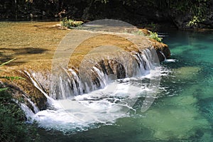 Natural monument park of Semuc Champey at Lanquin