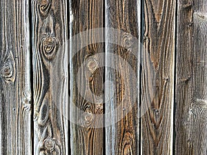 Natural old farm fence wood close up details