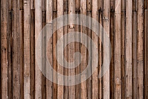 Natural old wood plank wall or wooden floor of vintage house, use for wooden artwork design