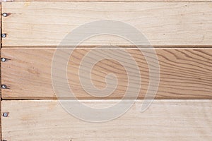 Natural and old wooden background or texture with horizontal boards
