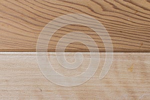 Natural and old wooden background or texture with horizontal boards