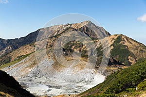 Natural onsen in tateyama of Japan photo