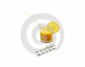 Natural orange juice vs chemical medicine
