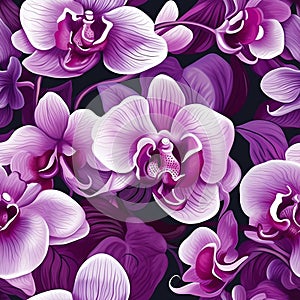 Natural orchid pattern