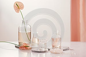 Natural organic extraction, Flower aroma essence solution in laboratory