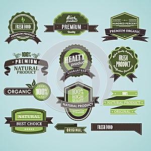 Natural organic label