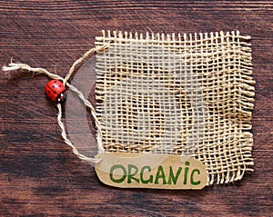 Natural organic label
