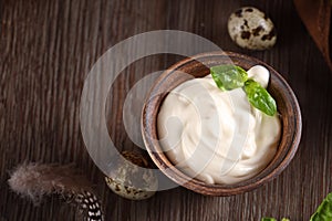 Natural organic mayonnaise