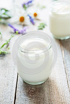 Natural organic yogurt