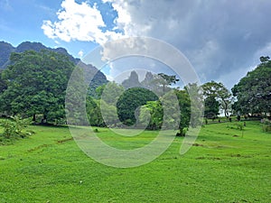 Natural Panorama of Sumpang Bita Archaeological Park