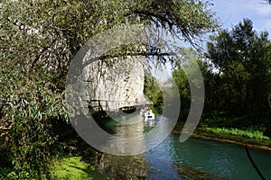 Natural park called Iskar Panega along the Zlatna Panega River near Lukovit, Bulgaria.