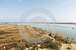 The natural park of the delta del ebro in Tarragona