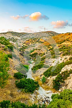 Natural park near Petra tou Romiou alas Aphordite\'s rock on Cyprus