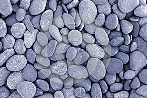 Natural pebble stone background