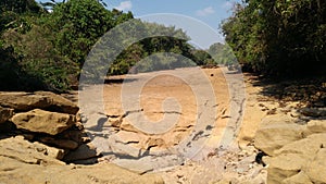 Natural plain rocks of South West Kashi Hills