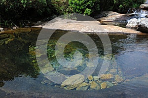 Natural pool of the Claro river