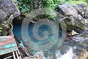 Natural Pool near Tham Chang Cave in Vang Vieng Laos