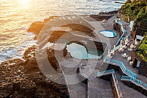 Natural pools in Charco Azul on La Palma