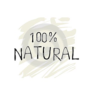 Natural product 100 bio healthy organic label and high quality product badges. Eco, 100 bio and natural food product