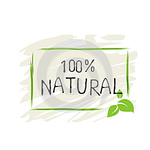 Natural product 100 bio healthy organic label and high quality product badges. Eco, 100 bio and natural food product icon. Emblems