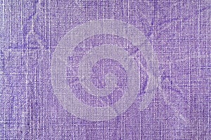 Natural purple linen fabric texture background