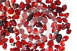 Natural pyrote garnet background (minerals, gems)