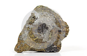 Natural Quartz Rock With Pyrite