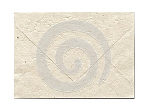 Natural recycled nepalese paper envelope