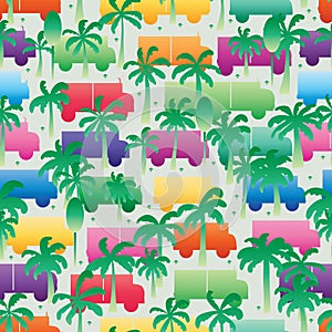 Natural reduce pollution seamless pattern