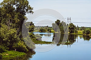 Natural reserve `Volgo-Akhtubinskaya floodplain`. Erik Staraya Akhtuba. photo