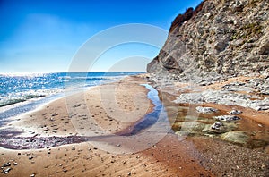 The natural reserve White rocks in Bulgaria