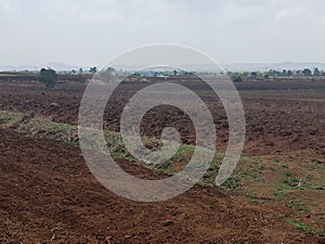 Natural resources landscape soil looking brown