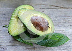 Natural ripe avocados