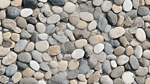 Natural River Pebble Stone Background