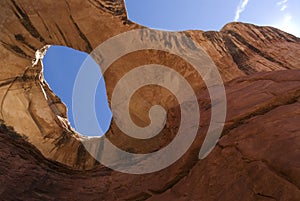 Natural rock arch in Canyonlands National Park