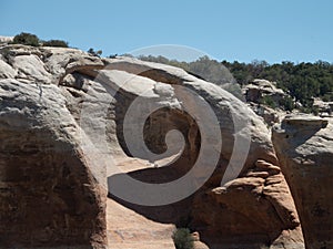 Natural Rock arch on Glade Park in western Colorado