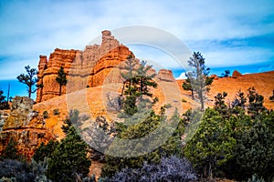 Natural Rock formation in Red Canyon Dixie, Utah