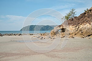 Natural Rock Hole or Hin Talu on Ao Khao Kwai (Buffalo Bay)