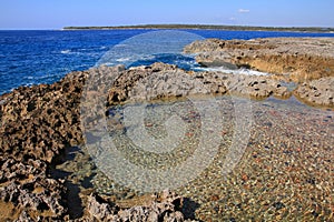 Natural rock pool in Cienfuegos, Cuba