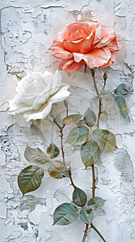Natural roses background. flower background. Bouquet of fresh roses. Romance love valentine day decoration bouquet bloom