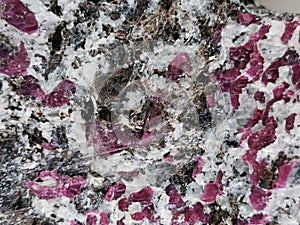natural ruby mineral texture