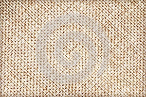 Natural sackcloth texture use for background. Brown fabric texture background