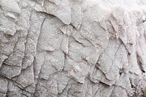 Natural salt rock. Salt texture in Peruvian