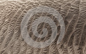 natural sand pattern created by wind