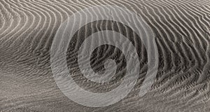natural sand pattern created by wind