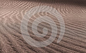 natural sand pattern created by wind