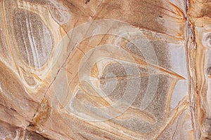 Natural sandstone patterns smooth shapes