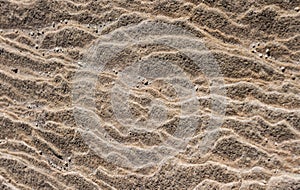 Natural sandstone rock rippled textured rock surface ideal as background